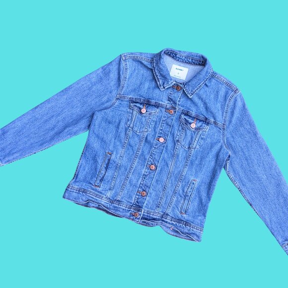 Handmade, Upcycled One Piece Denim Jacket Size L - Picture 4 of 4